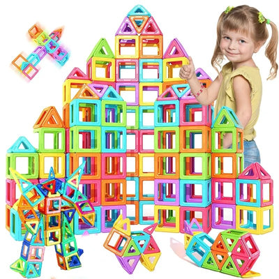 Bloques de construcción magnéticos Montessori