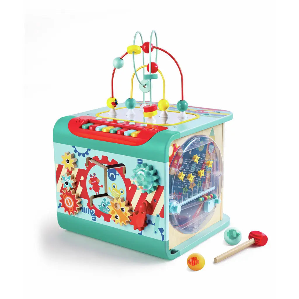 Fidtoy Musical Activity Cube Toddler Multi Function Learning Toy