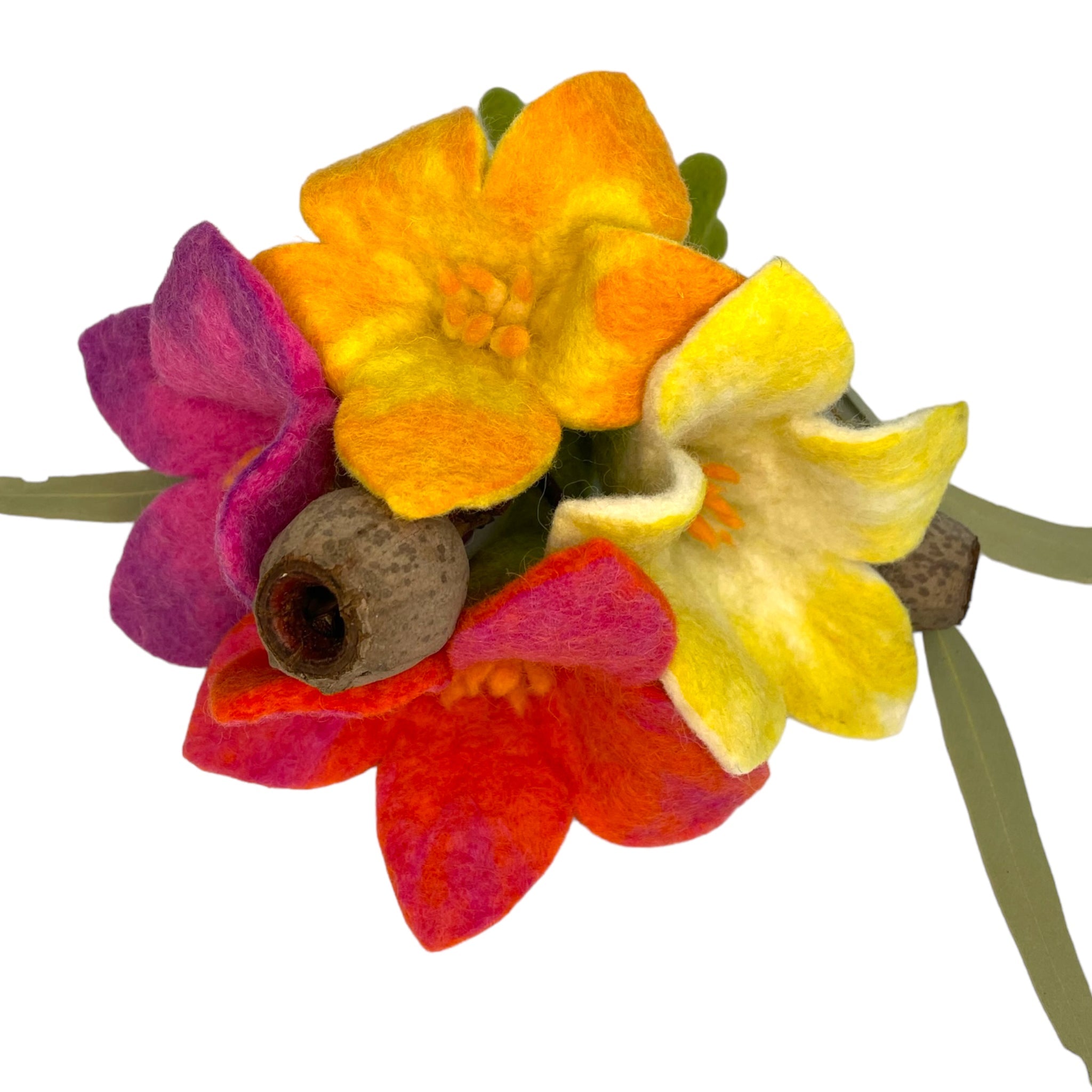 Montessori Felt Flowers Bouquet Toddler Sensory Play Toy