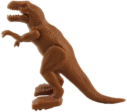 Remote Control Dinosaur Toy with Walking Simulated Roaring Fire Breathing Effect and Head-Shaking Functions for Kids 3 Mini Dino Figures Red