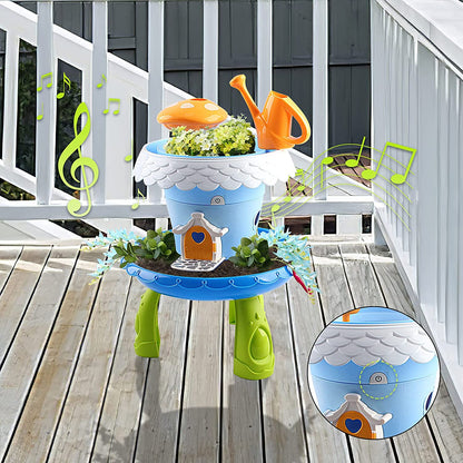 Fairy Tale DIY Miniature Gardening Magical Cottage Play Set and Gardening Accessories for Kids