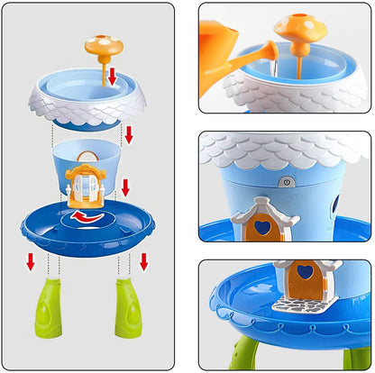 Fairy Tale DIY Miniature Gardening Magical Cottage Play Set and Gardening Accessories for Kids