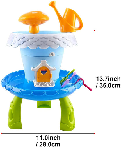 Fairy Tale DIY Miniature Gardening Magical Cottage Play Set and Gardening Accessories for Kids