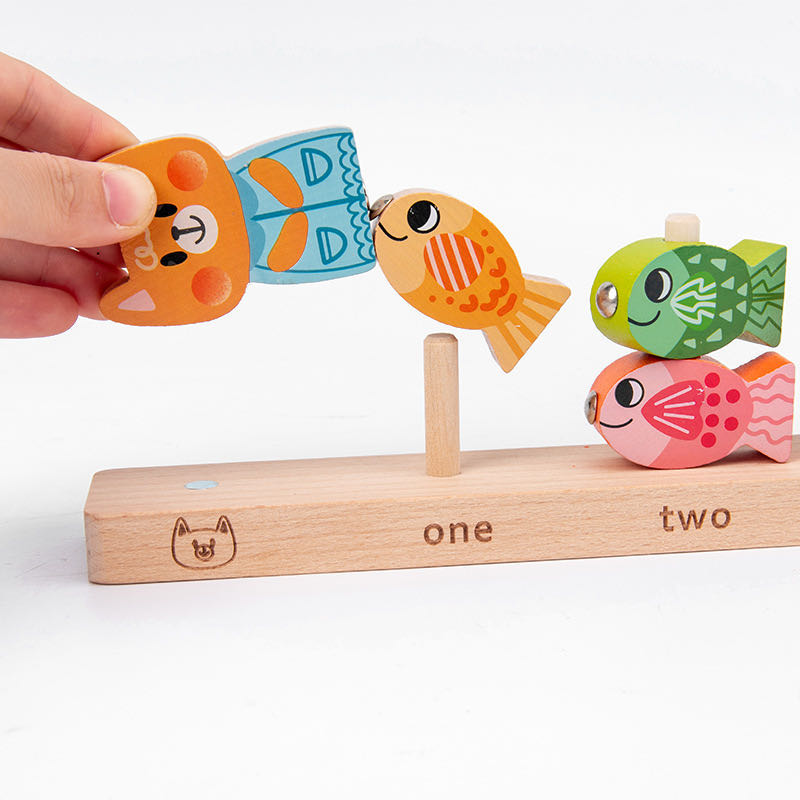 Wooden Magnetic Fishing and Counting Game- Mathematics toys