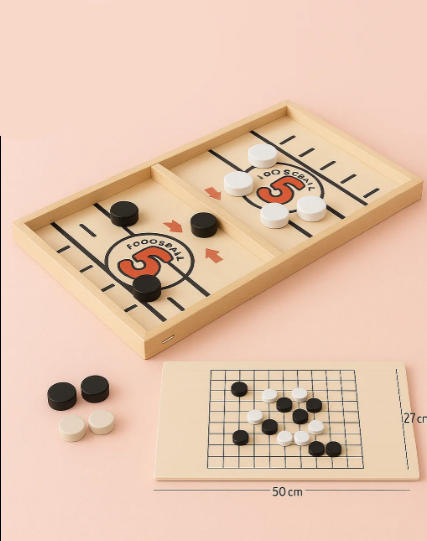 Foosball™ - Gemakkelijk Op Te Zetten - Houten bordspel