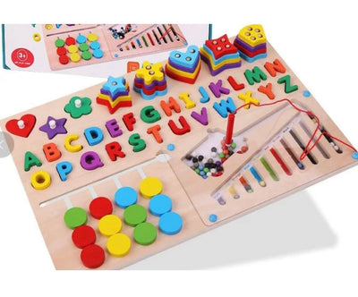 Fidtoy Wooden Learning 6 in 1 toys