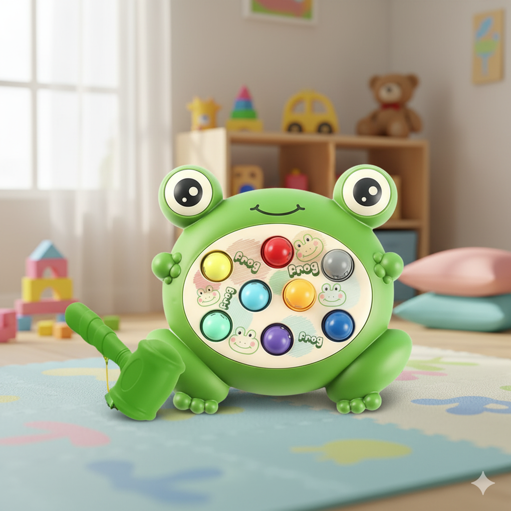 Divertido Martillo Musical Rana Whack a Mole - Y4C