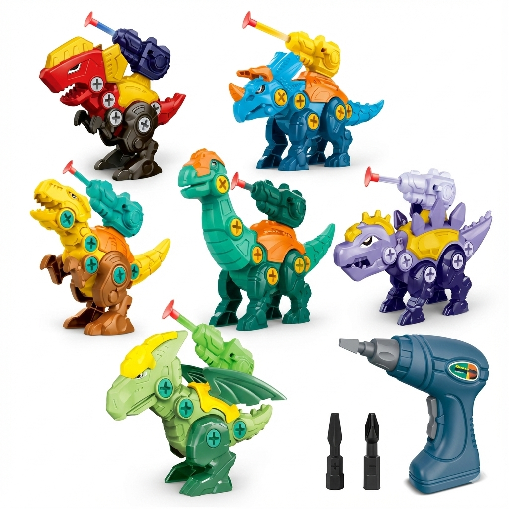 Dino Builder Blast 6pc Set