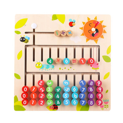 Jouet mathématique en bois Montessori pour la maternelle
