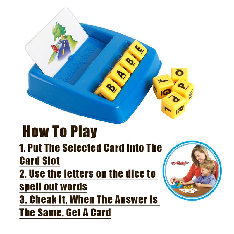 Kids Matching Letter Games Educational Toys