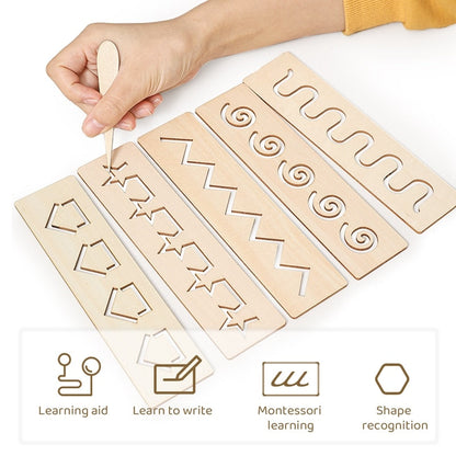 Word Spelling Letter Number Groove Writing Board