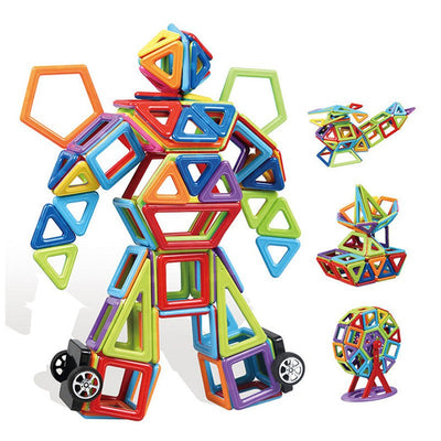 Bloques de construcción magnéticos Montessori