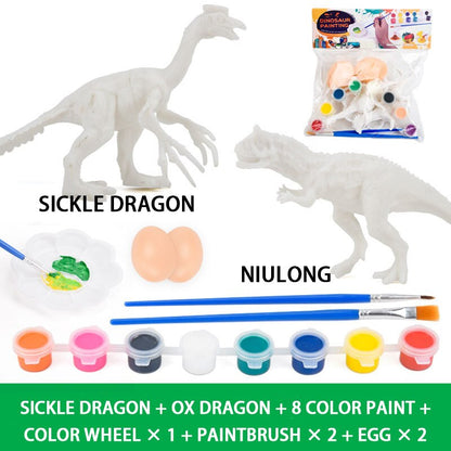 Children DIY Paint Gypsum Plaster