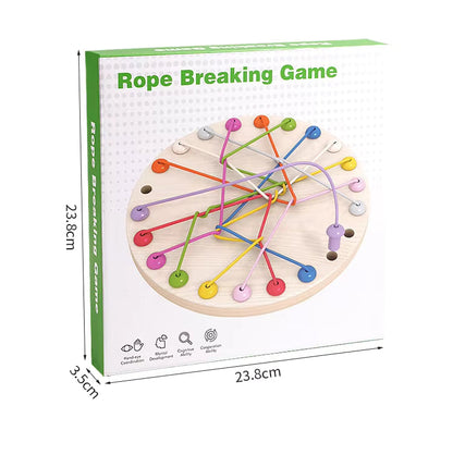 Wooden Rope Breaking Challenge