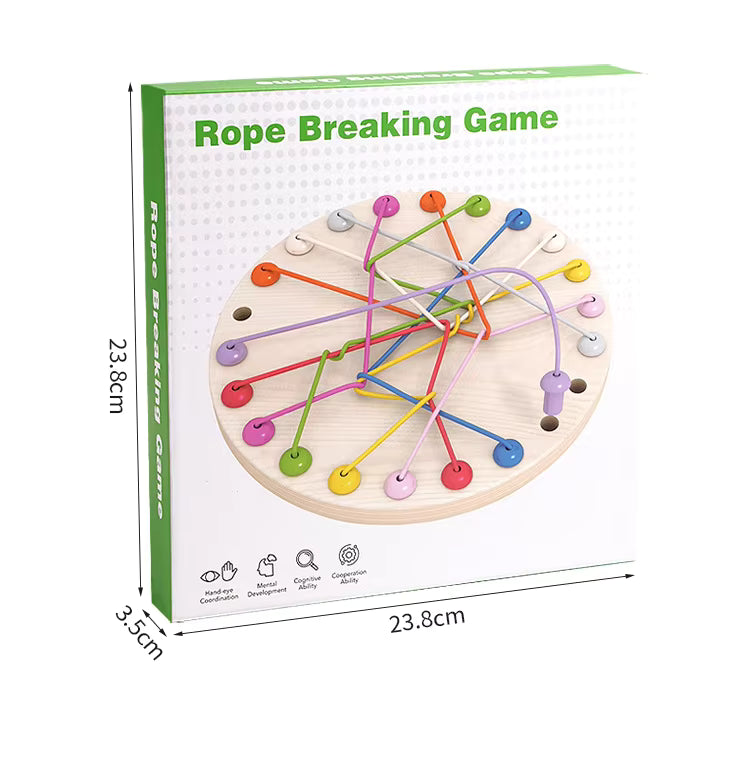 Wooden Rope Breaking Challenge