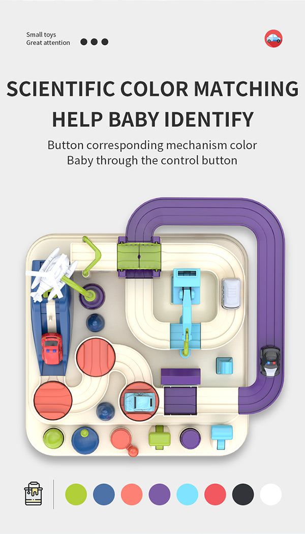 Racing Rail Car Educational Toy