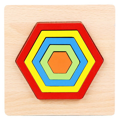Toddler Montessori Shape Sorting Puzzle