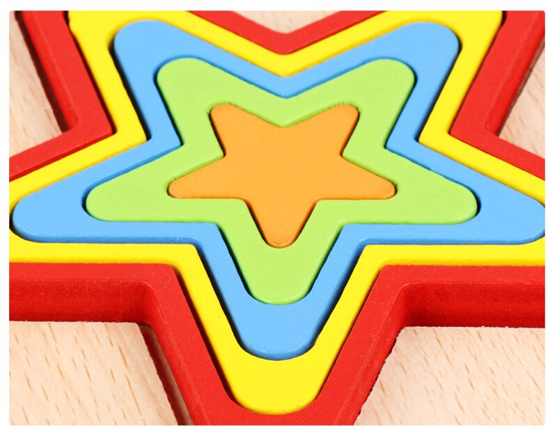 Toddler Montessori Shape Sorting Puzzle