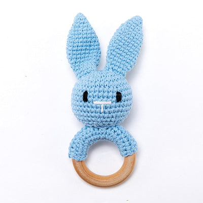 Fidtoy SnuggleBud Rattle & Teether Baby Sensory Toy