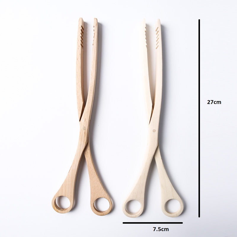 Large Wooden Scissor Tongs Natural Wood Loose Parts Big Tongs