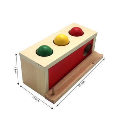 Montessori Materials Knocking Ball Box Toys
