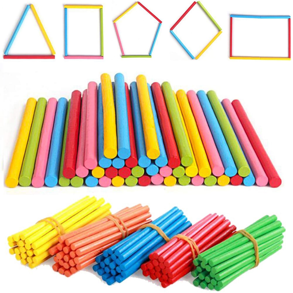 Colorful Bamboo Counting Sticks