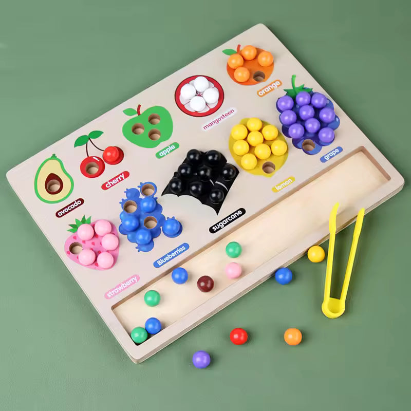 Fruits Color Sorting Beads