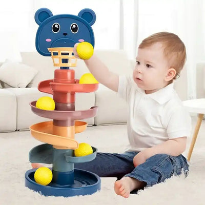 Fidtoy Montessori Ball Tower for Toddlers | Educational Sensory Toy