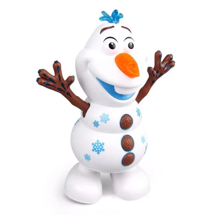 Fidtoy Musical Dancing Snowman Toy with LED Lights Christmas Interactive Holiday Toy for Kids