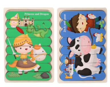 Double-Sided Strip 3D Puzzles Baby Toy