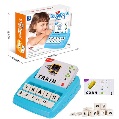 Jeux éducatifs de lettres assorties pour enfants