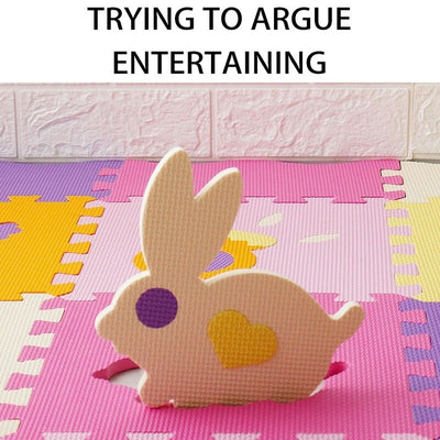 Tapis de sol éducatif en mousse avec puzzles d'animaux