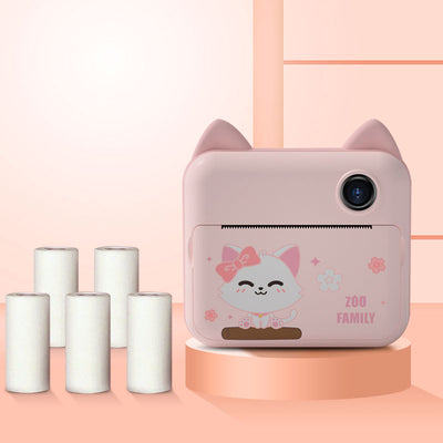 Fidtoy Kids Instant Print Camera – Toddler Photo Camera with Thermal Printing & Creative Coloring