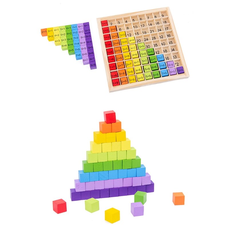 Wooden Math Wonders Playset