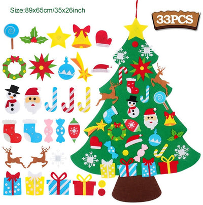 Sapin de Noël en feutre