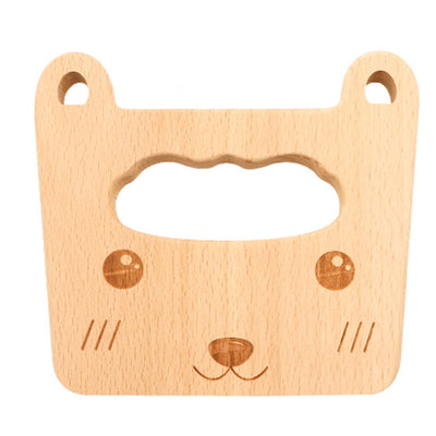 Fidtoy Montessori Wooden Chopper for Kids Toddler Kitchen Tool