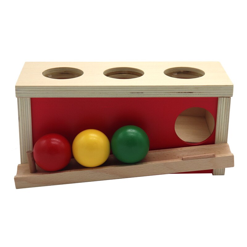 Montessori Materials Knocking Ball Box Toys