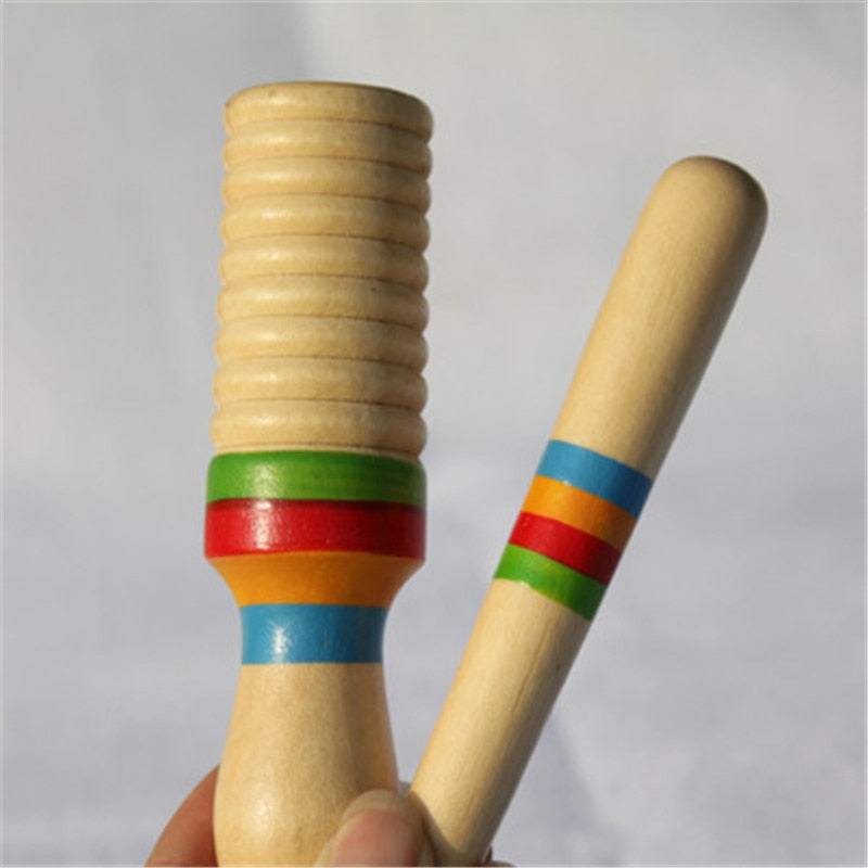 Juguetes Montessori sensoriales de madera (hasta 3 años)