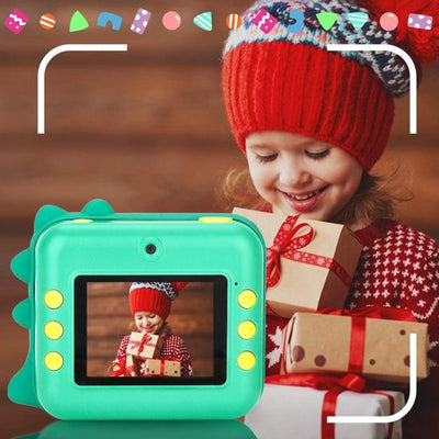 Fidtoy Kids Instant Print Camera – Toddler Photo Camera with Thermal Printing & Creative Coloring