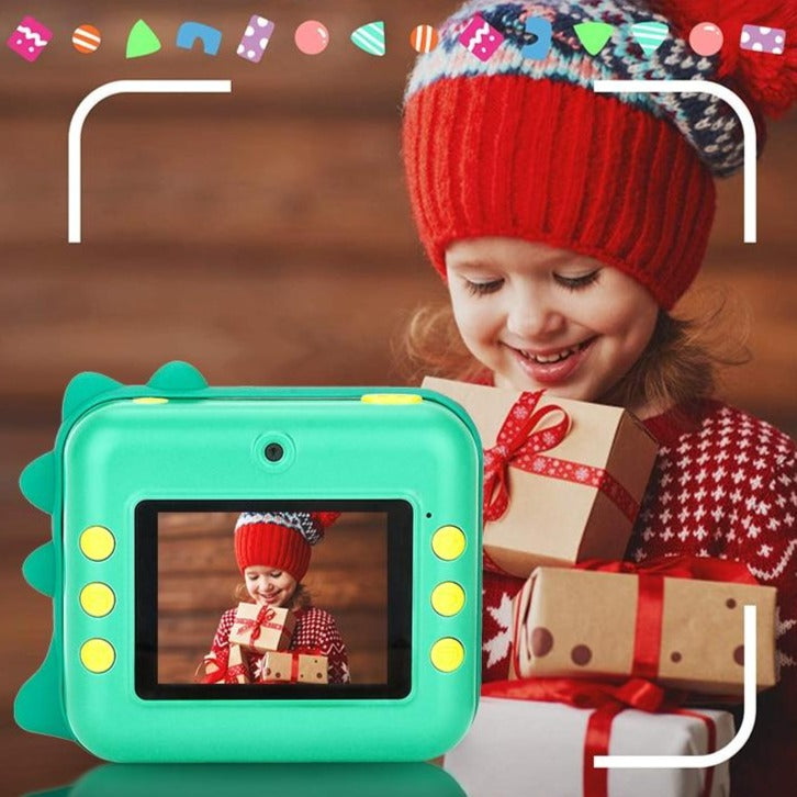 Fidtoy Kids Instant Print Camera – Toddler Photo Camera with Thermal Printing & Creative Coloring