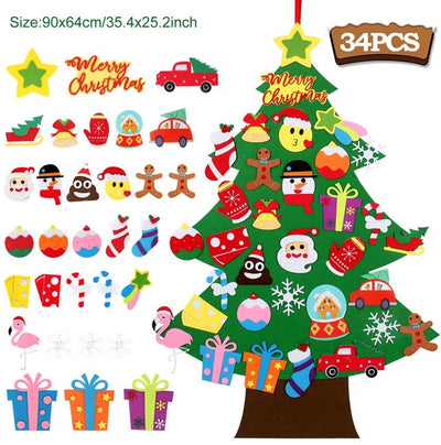 Sapin de Noël en feutre