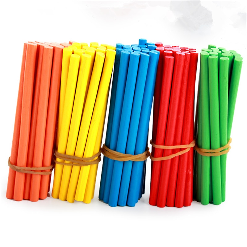 Colorful Bamboo Counting Sticks