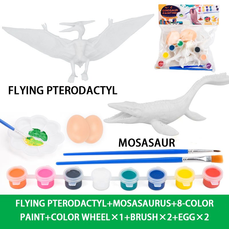 Children DIY Paint Gypsum Plaster