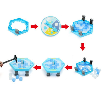 Jouets de Piège Brise-Glace de Pingouin pour Enfants