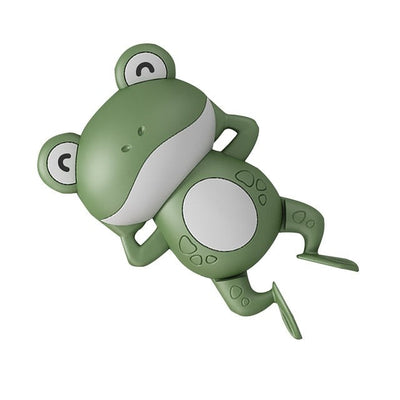 Fidtoy Wind-Up Swimming Frog Bath Toys for Toddlers – Floating Frog Water Toys 3 Pack