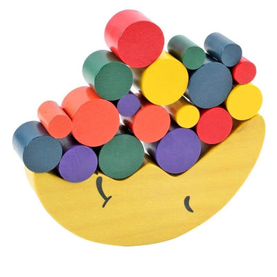 Fidtoy Wooden Moon Balance Stacking Game for Kids Montessori Educational Balance Toy Age 3+