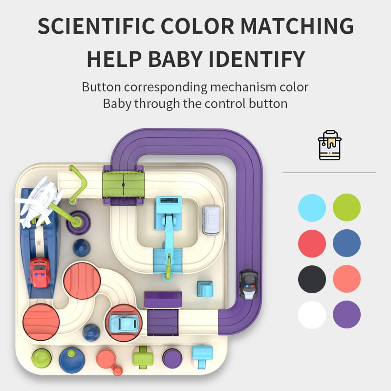 Racing Rail Car Educational Toy