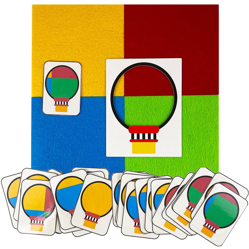 Color Direction Shape Puzzle Matching Game Toy