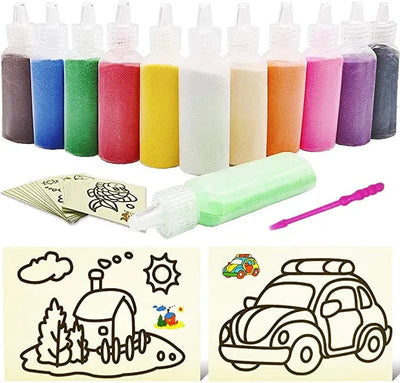 Peinture DIY™ - Créatif avec du sable - Kit de peinture sur sable