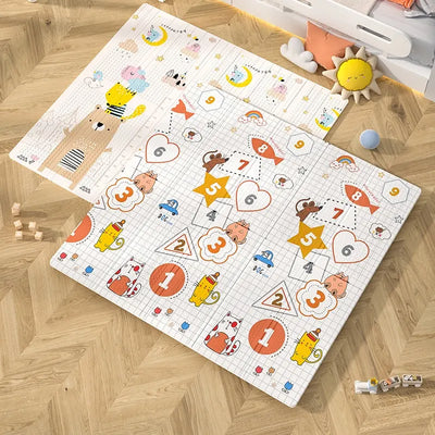 Fidtoy Baby Foam Play Mat Extra Large Dual-Sided Foldable Mat for Safe Crawling and Early Development